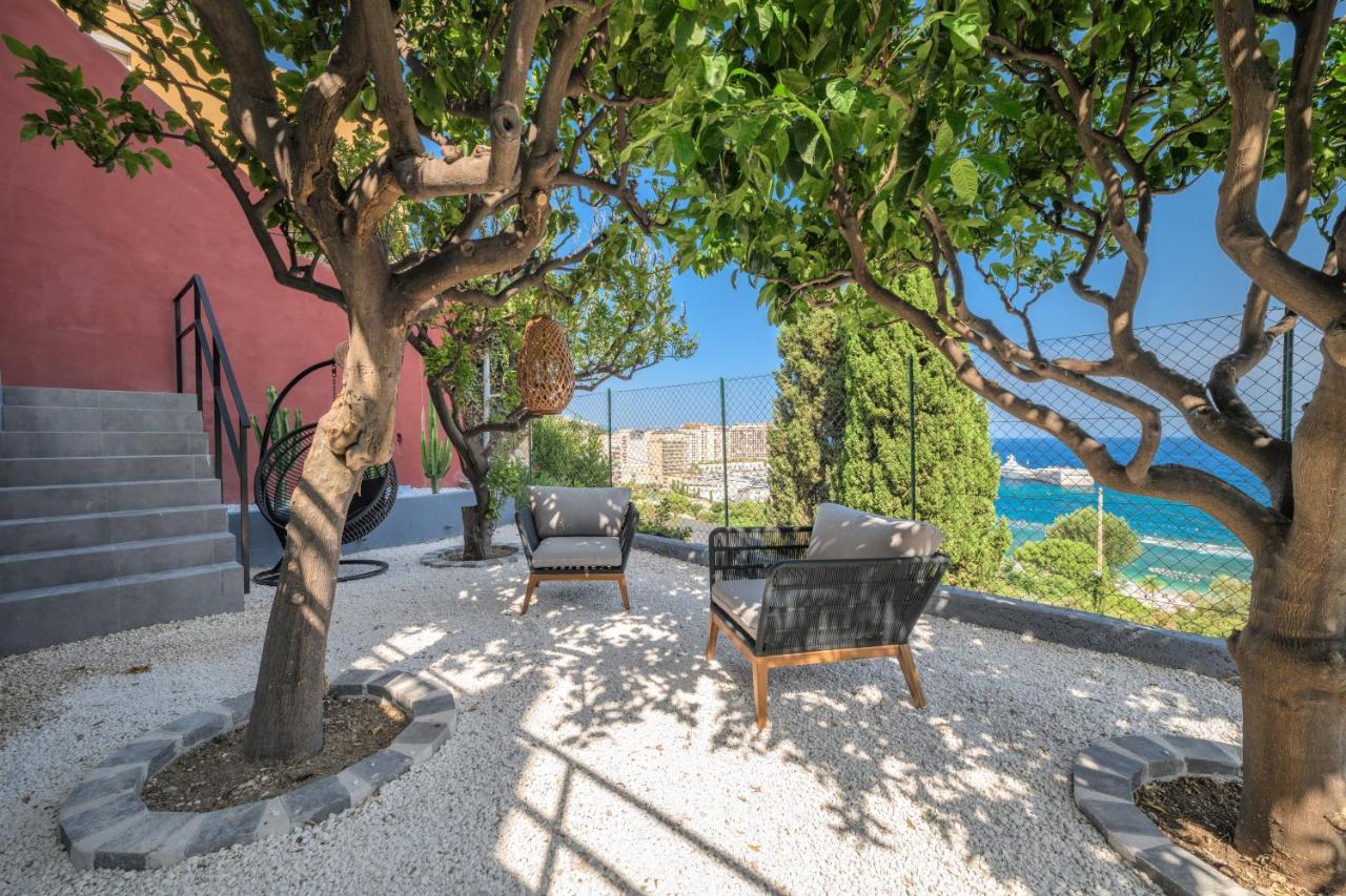 Proche Monaco, Vue Mer, Acces Plage Et Jardin Privatif Saint-Antoine  Bagian luar foto