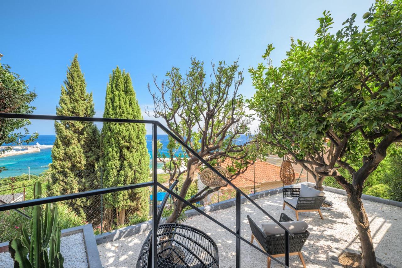 Proche Monaco, Vue Mer, Acces Plage Et Jardin Privatif Saint-Antoine  Bagian luar foto