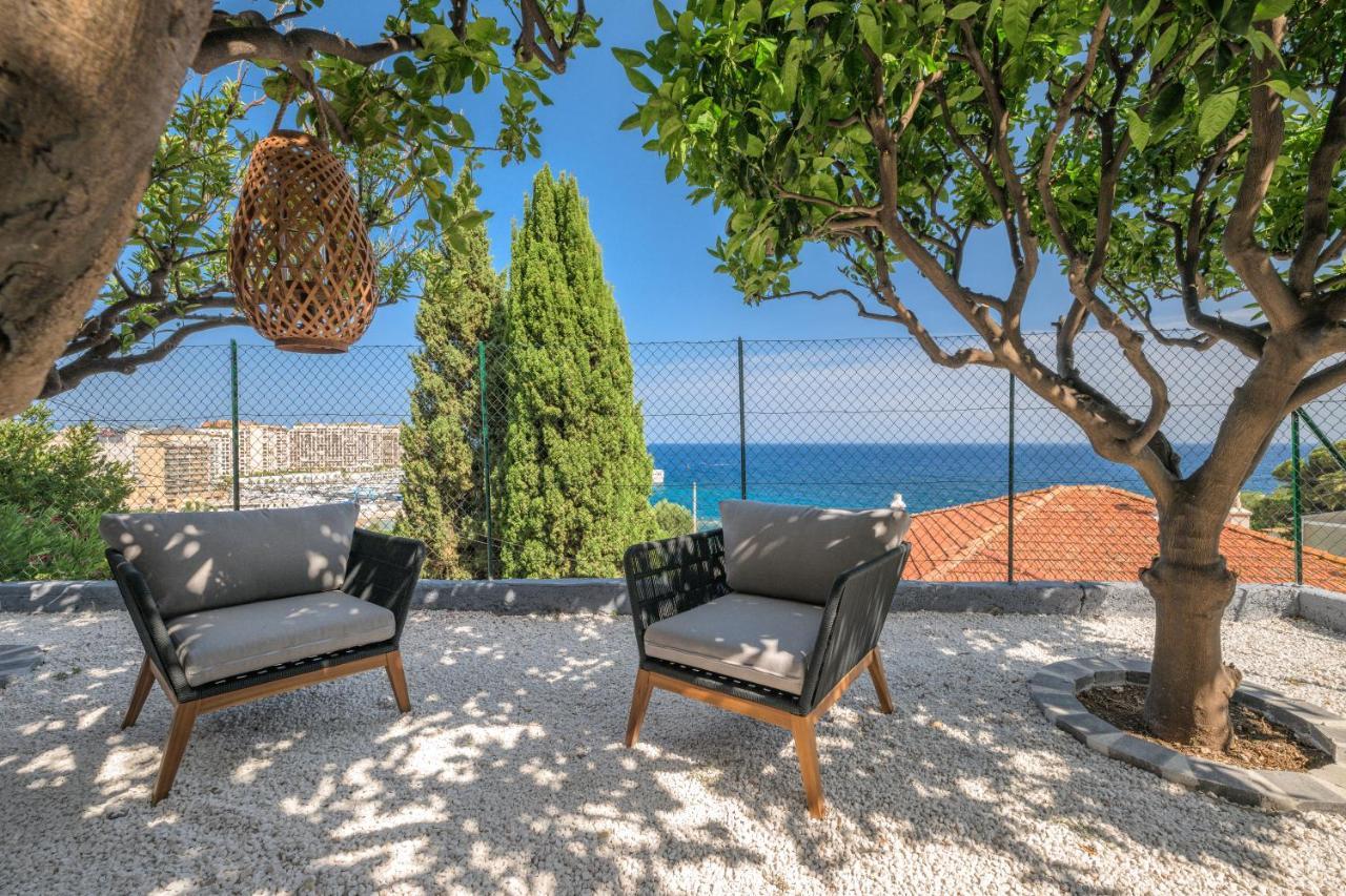 Proche Monaco, Vue Mer, Acces Plage Et Jardin Privatif Saint-Antoine  Bagian luar foto